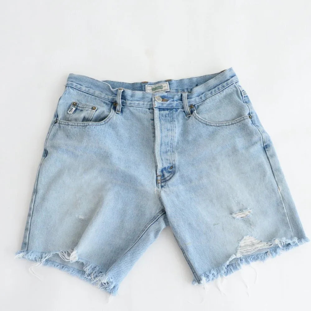 Guess Light Blue Jean Shorts